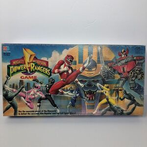 Mighty Morphin Power Rangers Complete Board Game VTG 1993 Complete NEVER USED